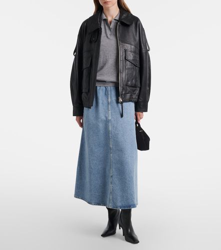 X Maria McManus denim midi skirt - Agolde - Modalova