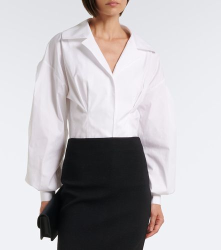 Camicia in popeline di misto cotone - Carolina Herrera - Modalova