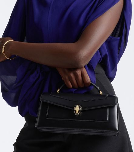 Serpenti Forever leather top-handle bag - Bvlgari - Modalova