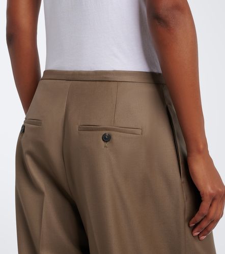 Pleated virgin wool wide-leg pants - Rohe - Modalova
