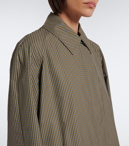 Prada Checked technical trench coat - Prada - Modalova