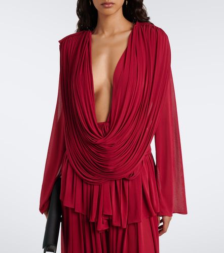 Ripple draped jersey top - Christopher Esber - Modalova