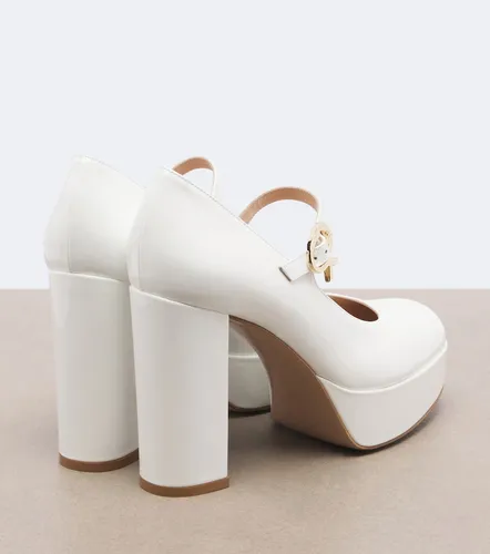 Doris patent leather Mary Jane platform pumps - Gianvito Rossi - Modalova
