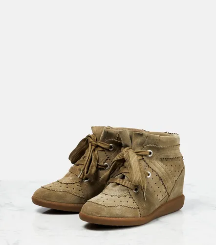 Bobby suede wedge sneakers - Isabel Marant - Modalova
