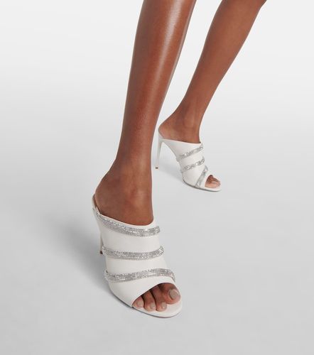 Sally embellished leather mules - Rene Caovilla - Modalova