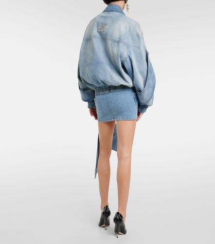 Blumarine Denim bomber jacket - Blumarine - Modalova