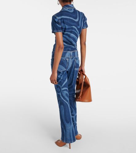 Mono Marmo de denim con cinturón - Pucci - Modalova