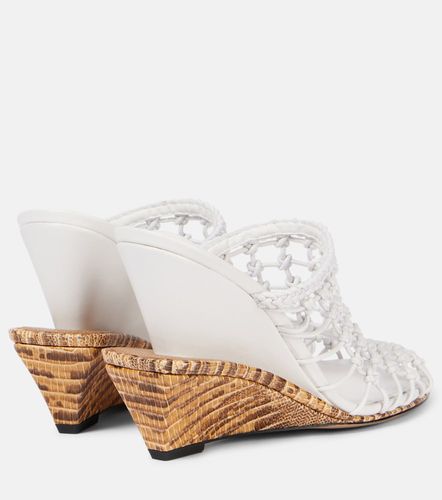 Mules Double 110 de piel tejida - Jacquemus - Modalova