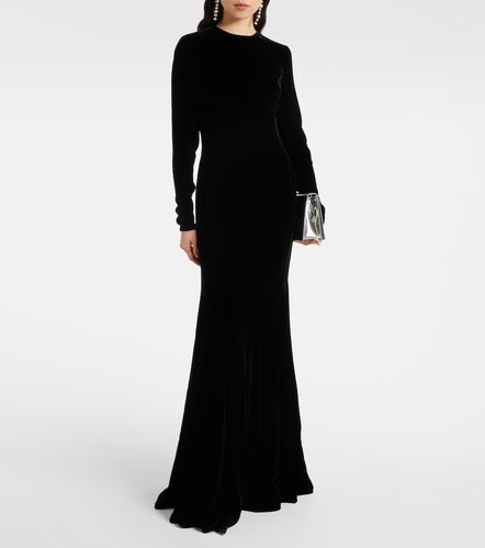 Abito lungo in velluto - Dolce&Gabbana - Modalova