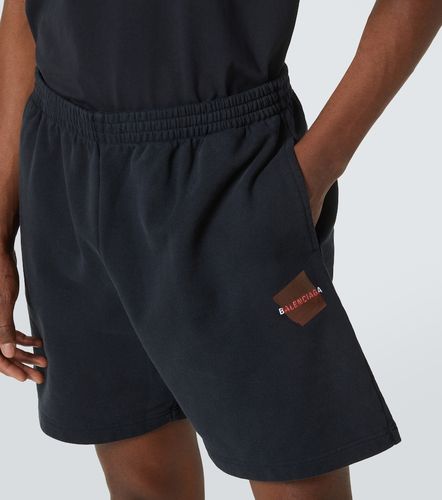 Shorts de algodón con logo - Balenciaga - Modalova
