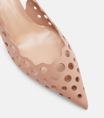 Leather slingback pumps - Gianvito Rossi - Modalova