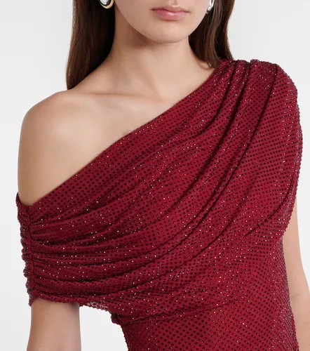 Draped embellished mesh top - Self-Portrait - Modalova
