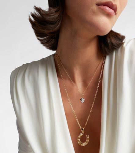 Collar Horseshoe de oro de 18 ct con diamantes - FoundRae - Modalova