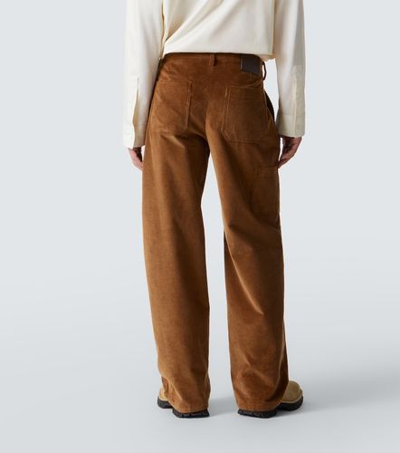 Pantalones anchos de pana de algodón - Loewe - Modalova