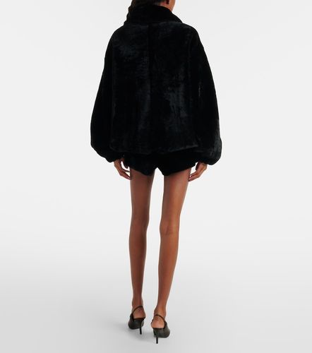 Leontine shearling shorts - Nour Hammour - Modalova