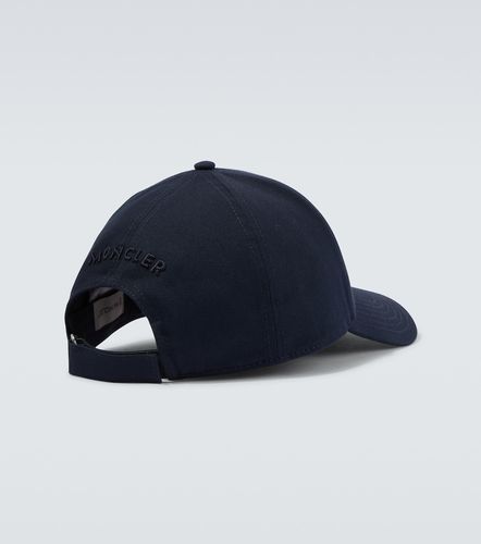 Gorra de gabardina de algodón con logo - Moncler - Modalova