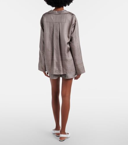 Toteme Shorts de sarga de seda - Toteme - Modalova