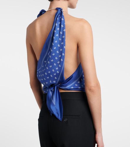 Top Bandana de seda drapeado - Christopher Esber - Modalova