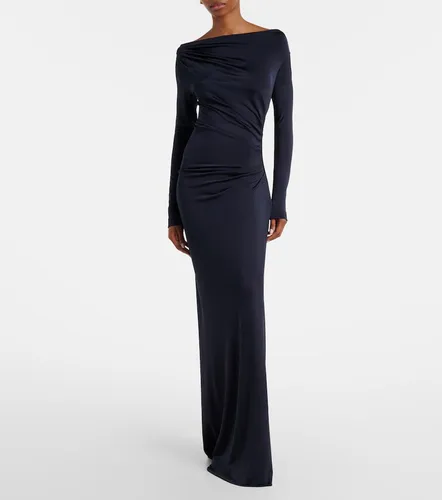Gathered jersey maxi dress - Victoria Beckham - Modalova