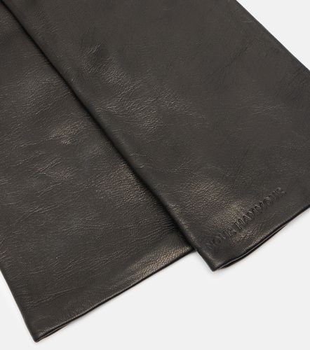 Nour Hammour Leather gloves - Nour Hammour - Modalova