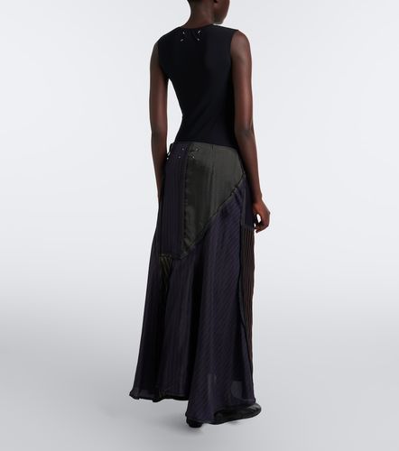 Gonna lunga patchwork a righe - Maison Margiela - Modalova