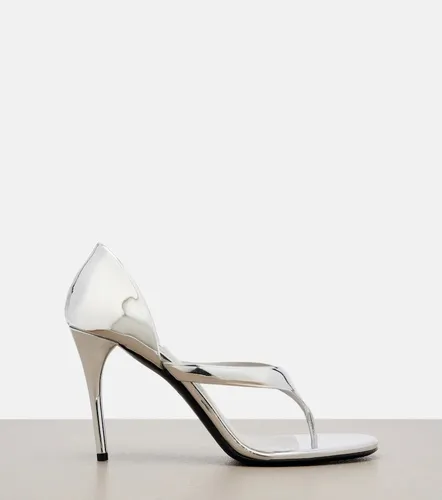Infradito mirrored leather thong sandals - Alaia - Modalova