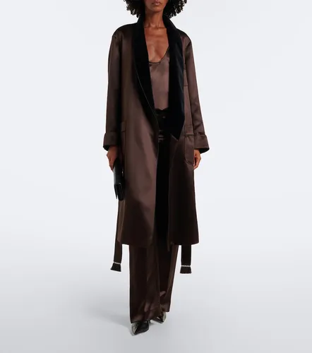 Tom Ford Silk satin wrap coat - Tom Ford - Modalova