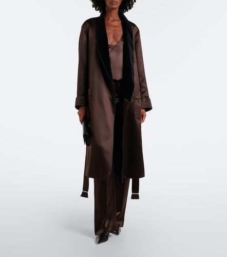 Tom Ford Silk satin wrap coat - Tom Ford - Modalova