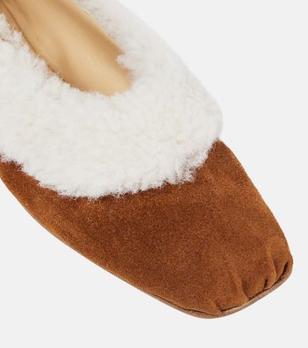 Embroidered shearling ballet flats - Magda Butrym - Modalova