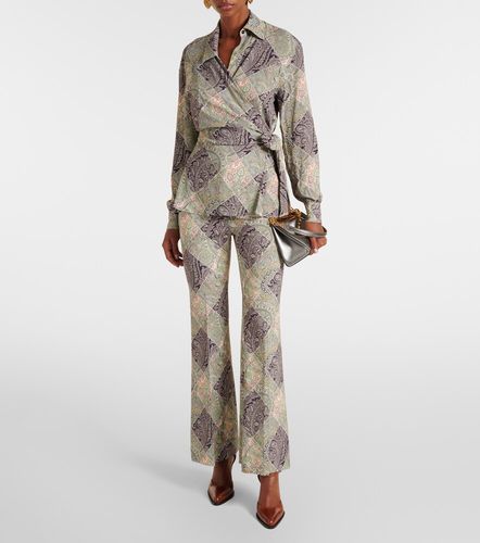 Etro Paisley high-rise flared pants - Etro - Modalova