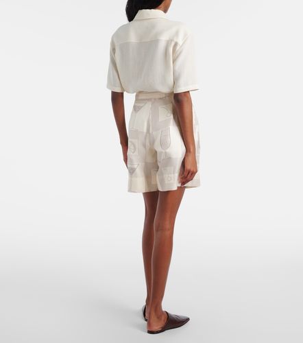Bermudas Dorin de sarga de seda - Loro Piana - Modalova