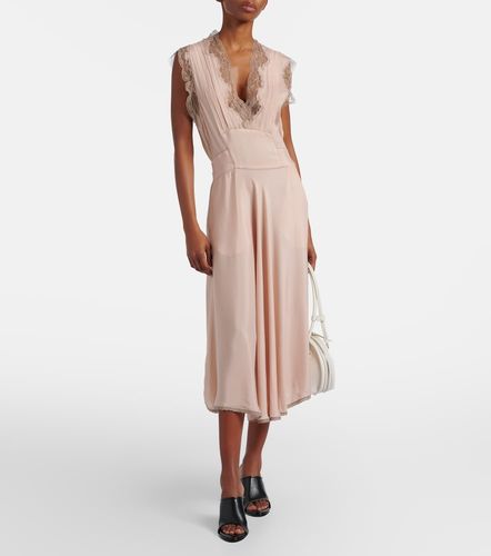 Abito midi con pizzo - Maison Margiela - Modalova