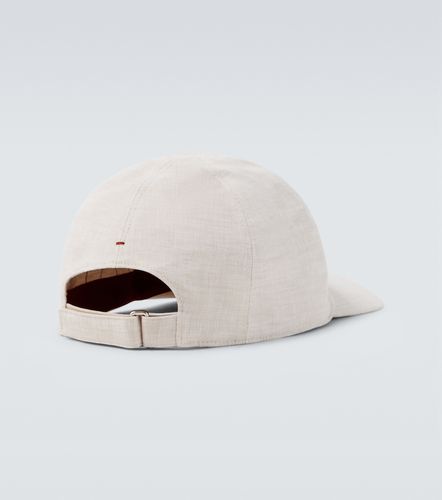 Loro Piana Logo linen baseball cap - Loro Piana - Modalova