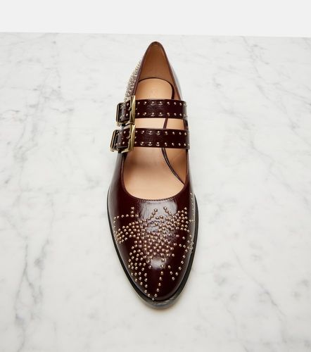 Susanna 40 studded leather Mary Jane pumps - Chloe - Modalova