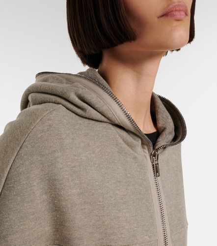Sudadera cropped en mezcla de jersey - Rick Owens - Modalova