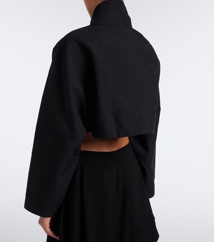 Alaïa Chaqueta cropped de algodón y seda - Alaia - Modalova