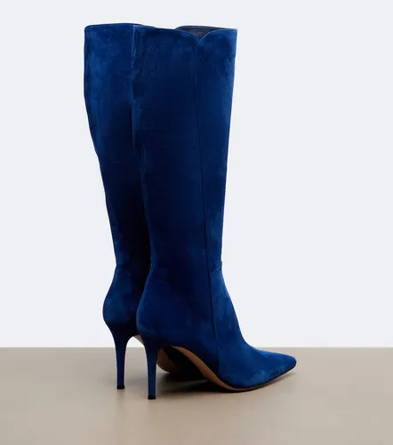 Suede knee-high boots - Gianvito Rossi - Modalova