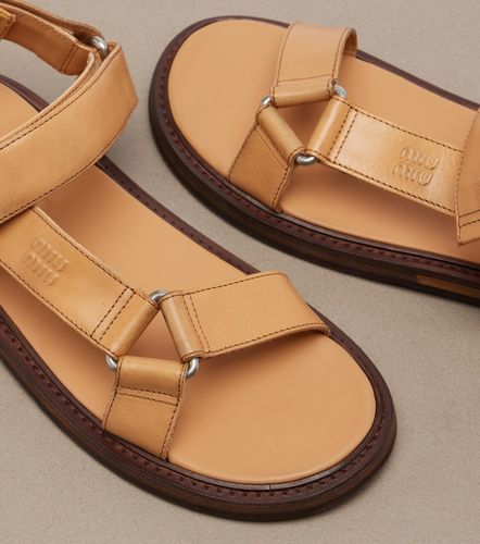 Miu Miu Sandali in pelle - Miu Miu - Modalova