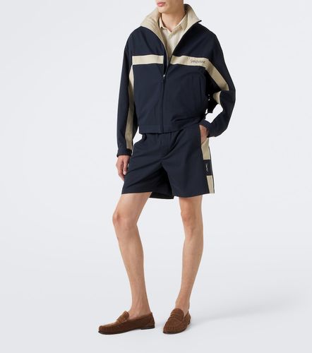 Shorts Cassandre de lona de algodón - Saint Laurent - Modalova