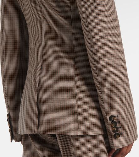 Checked virgin wool blazer - Stella McCartney - Modalova