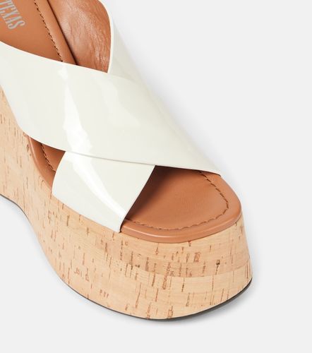 Sandalias con plataforma Mara 135 de charol - Paris Texas - Modalova