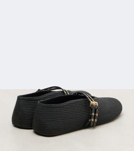 Alaïa Ballerine con pelle - Alaia - Modalova