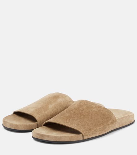 The Row Hugh suede slides - The Row - Modalova