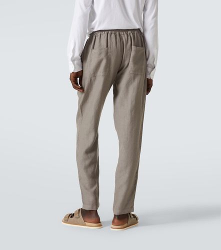 Bonifacio linen tapered pants - Fedeli - Modalova