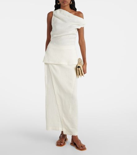Faithfull Suis asymmetric linen top - Faithfull - Modalova
