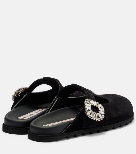 Mules Slidy Viv' in suede - Roger Vivier - Modalova