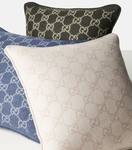 Cuscino GG in jacquard di lana e cashmere - Gucci - Modalova