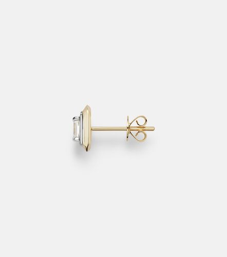 Pendiente individual de oro de 9 ct con diamante - Rainbow K - Modalova