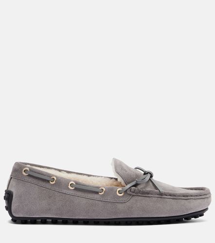 Segelschuhe Gommino aus Veloursleder - Tod's - Modalova