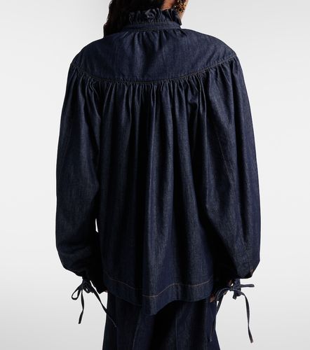 Ruffled cotton blouse - Dries Van Noten - Modalova